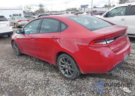 2014 Dodge Dart Sxt z USA, uszkodzony, nr VIN 1C3CDFBB5ED738321